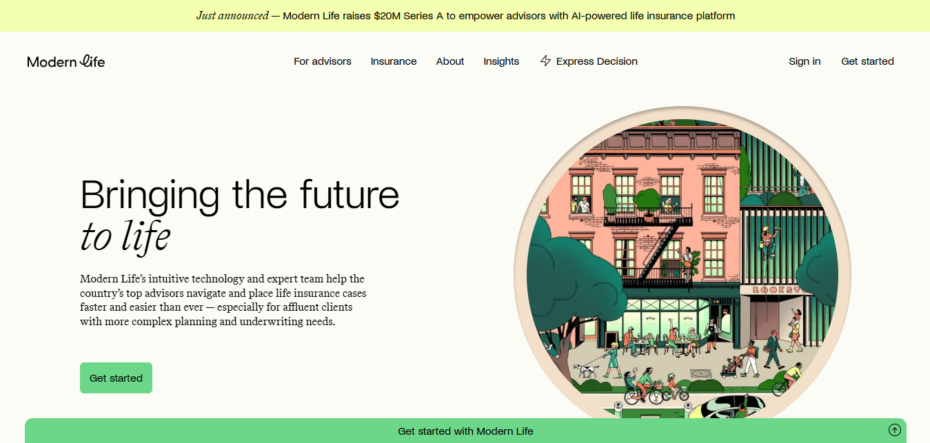 Modern Life Raises $20M to Redefine Life Insurance Infrastructure With AI-Powered Tools for Advisors
