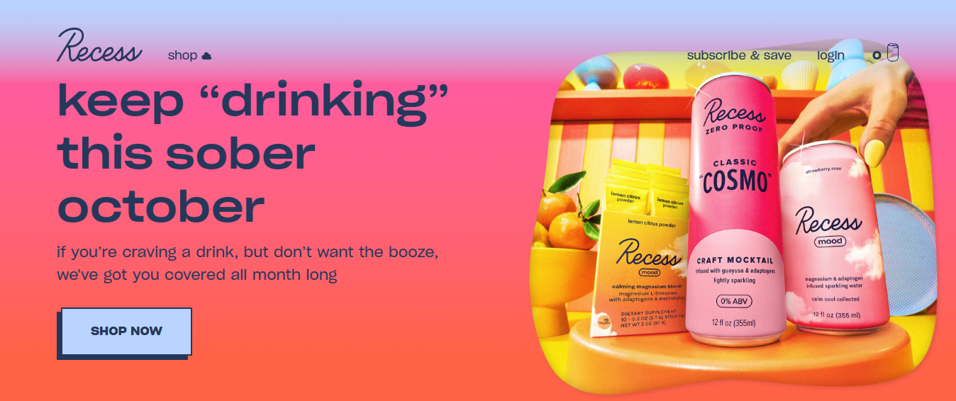 Recess Raises $30 Million in Series B to Accelerate the Relaxation Beverage Movement
