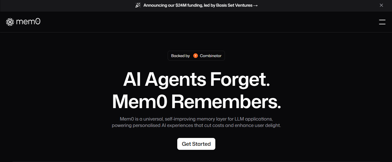 Mem0 Raises $24 Million Series A to Build the Memory Layer for AI  –  Turning Every LLM Into a Personalized Intelligence Engine