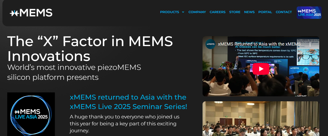 xMEMS Raises $21 Million Series D to Redefine the Future of Audio with Solid-State Speaker Technology