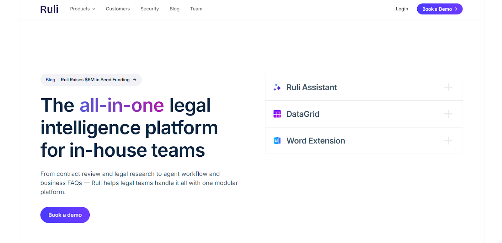 Ruli Raises $6M Seed Round to Power a Unified Legal Intelligence Platform for In-House Teams